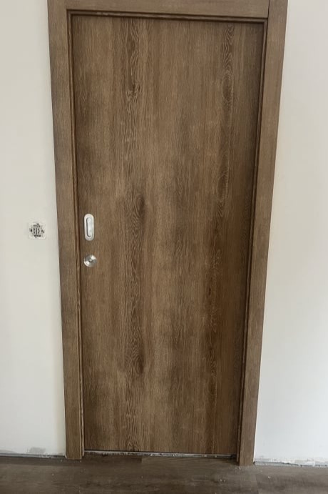Porta com textura de Madeira